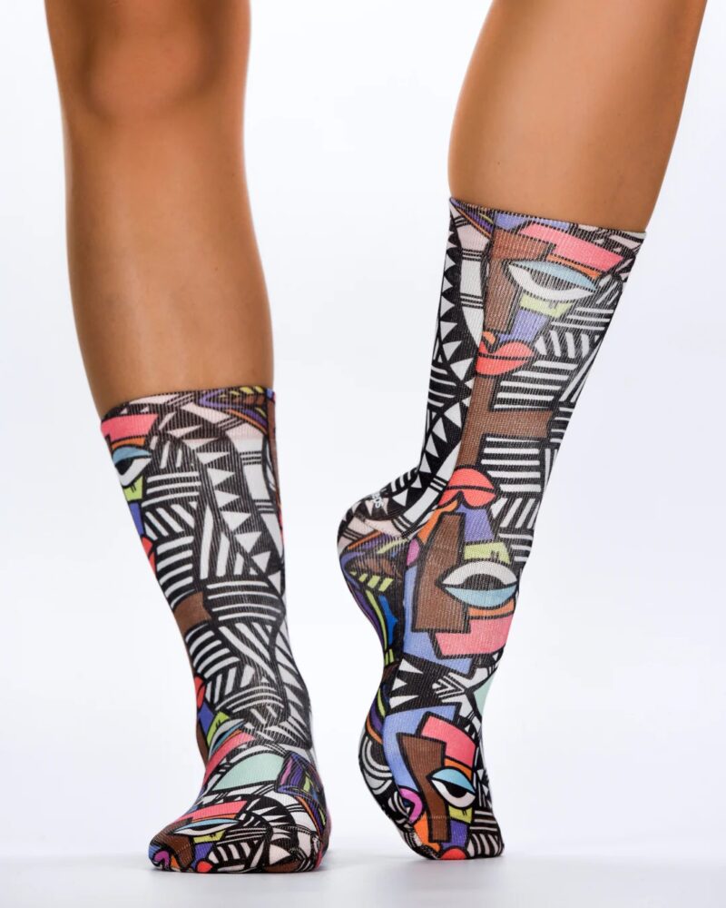 Picasso Art Face II lady Socks