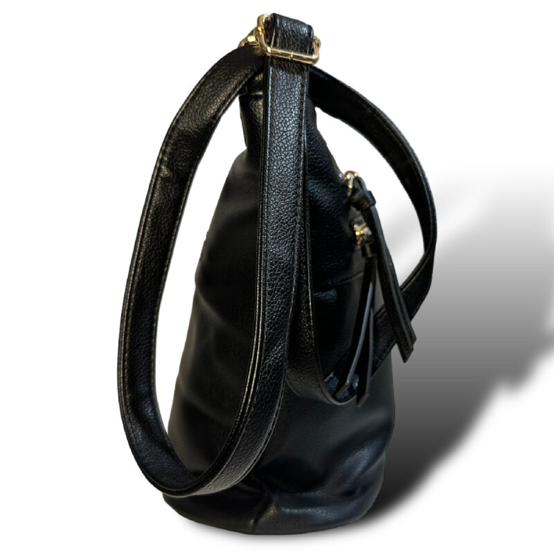 Mourato Black Refined Leather