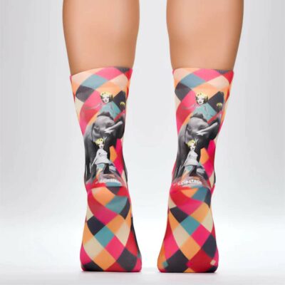Monroe And Elephant Lady Sock