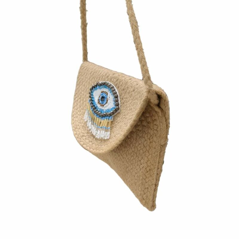 Mourato Eye Straw Bag